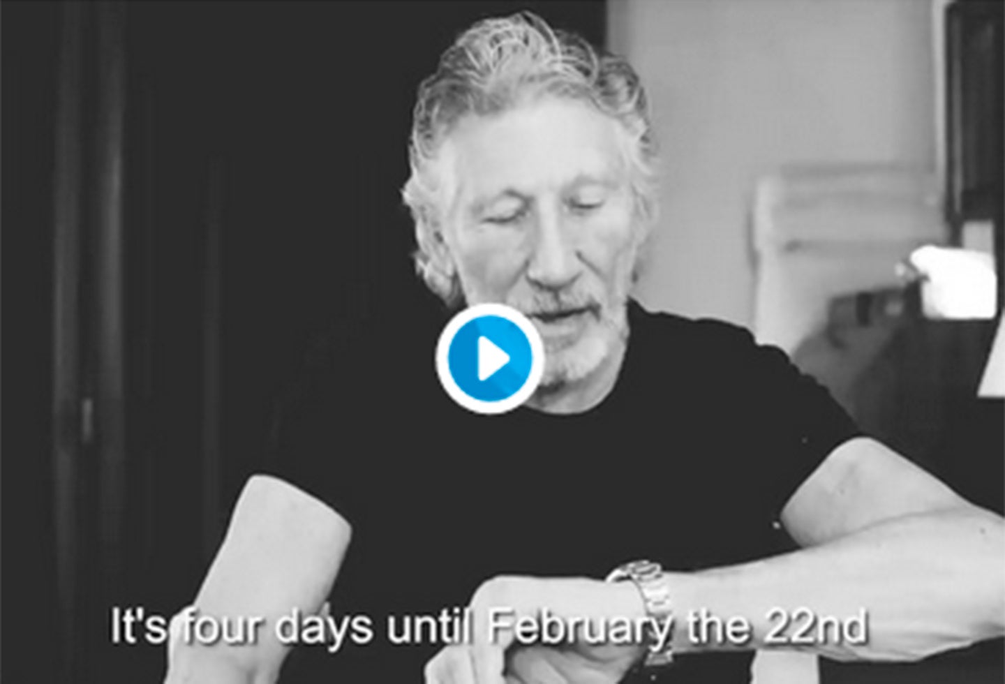 El músico británico Roger Water en el video que carga contra el concierto Venezuela Aid Live