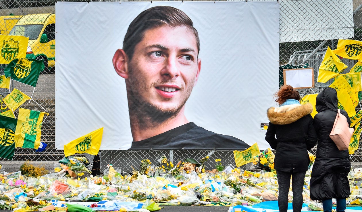Emiliano Sala y el homenaje de los hinchas del Nantes