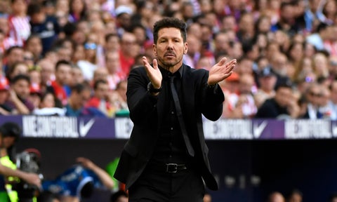 Diego Simeone, técnico del Atlético de Madrid