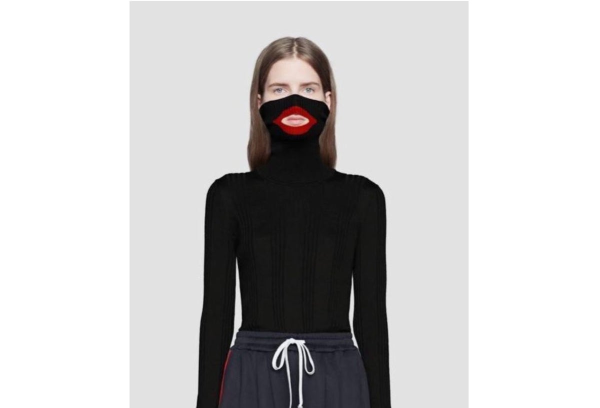 Suéter considerado racista de la compañía Gucci