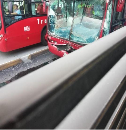 Transmilenio accidentado