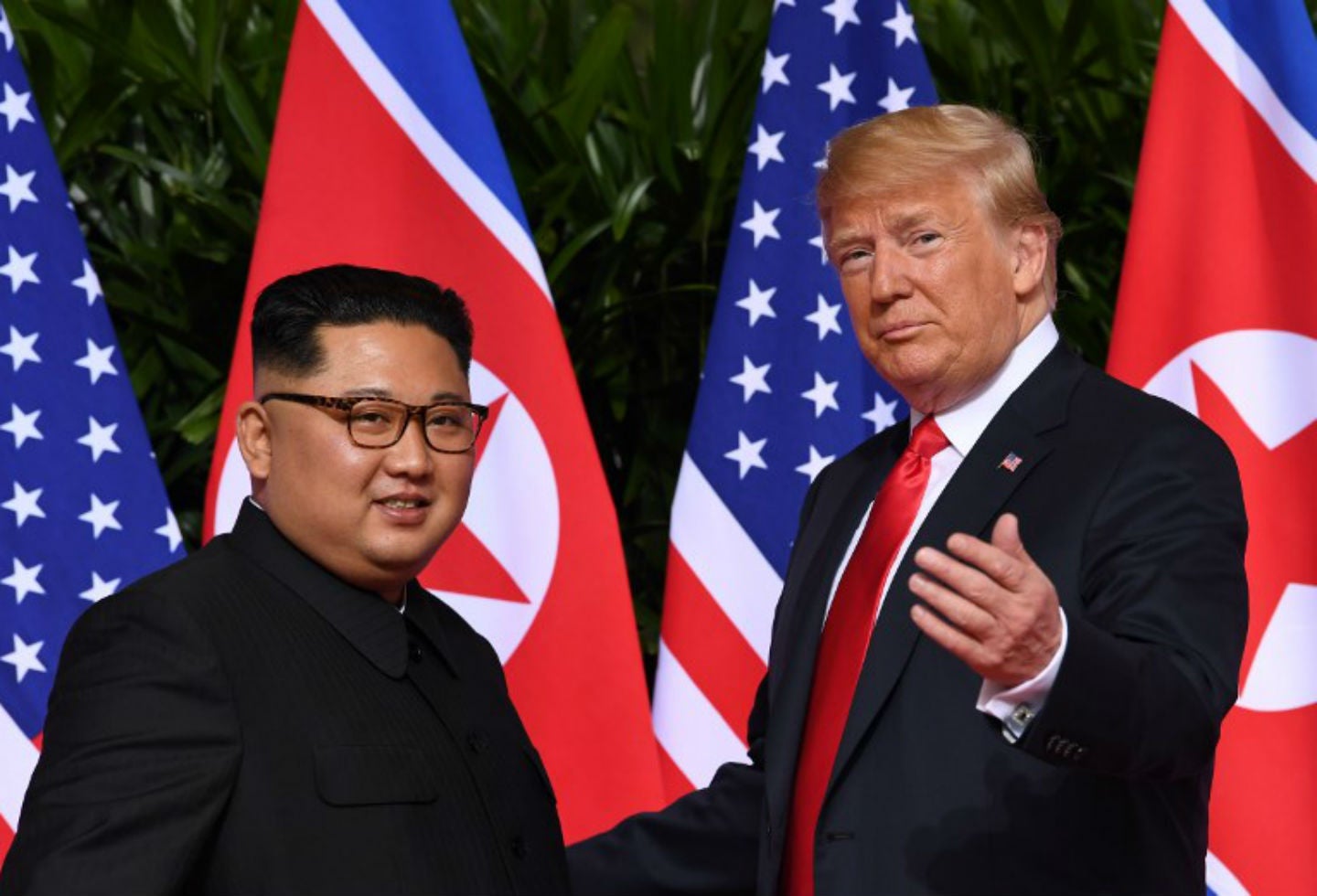 Kim Jong Un y Donald Trump