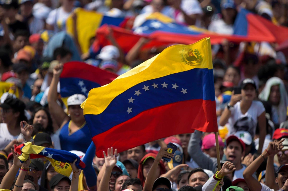 La bandera de Venezuela