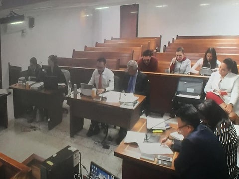 Audiencia en la que se juzga a los hemanos Uribe Noguera, por el caso Samboní