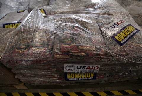 Ayuda humanitaria de Estados Unidos para Venezuela