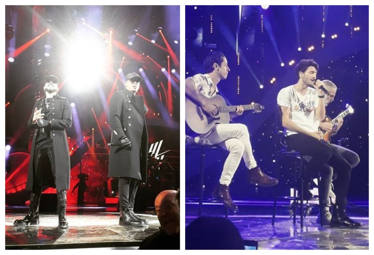 Wisin y Yandel y Sebastián Yatra en Viña del Mar 2019.