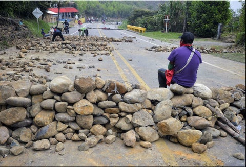 Protestas en Cauca