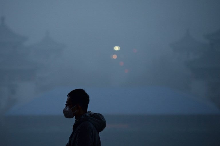 Fuerte contaminación