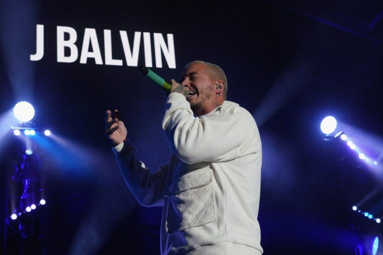 El cantante urbano J Balvin