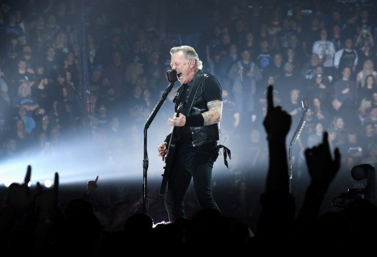 James Hetfield, vocalista y guitarrista de Metallica