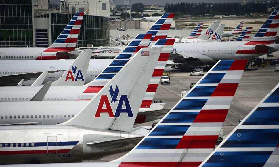 Aviones de American Airlines.