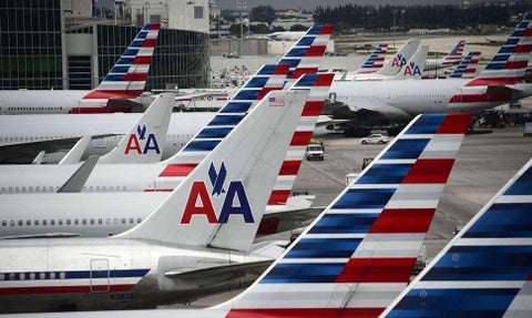 Aviones de American Airlines.