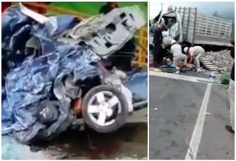 Accidente en la vía Bogotá - Girardot