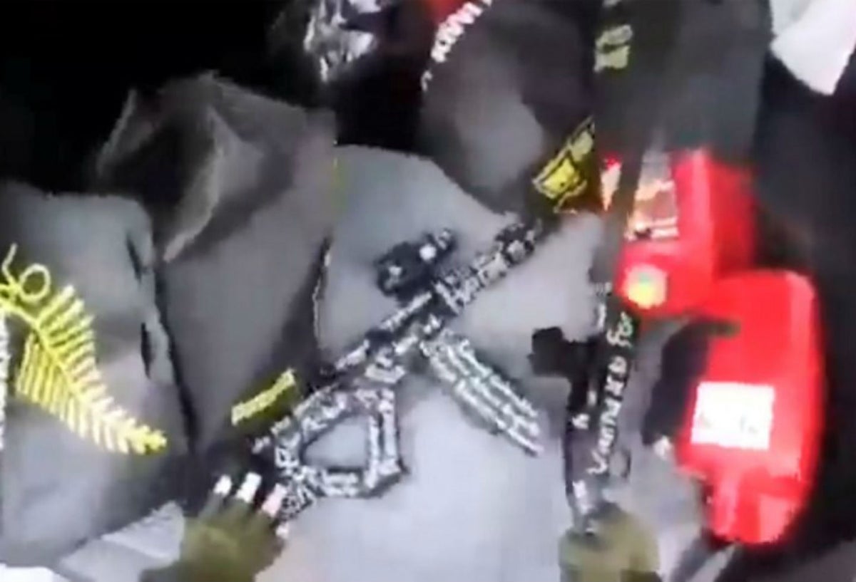 Armas que usó el autor del atentado en Nueva Zelanda