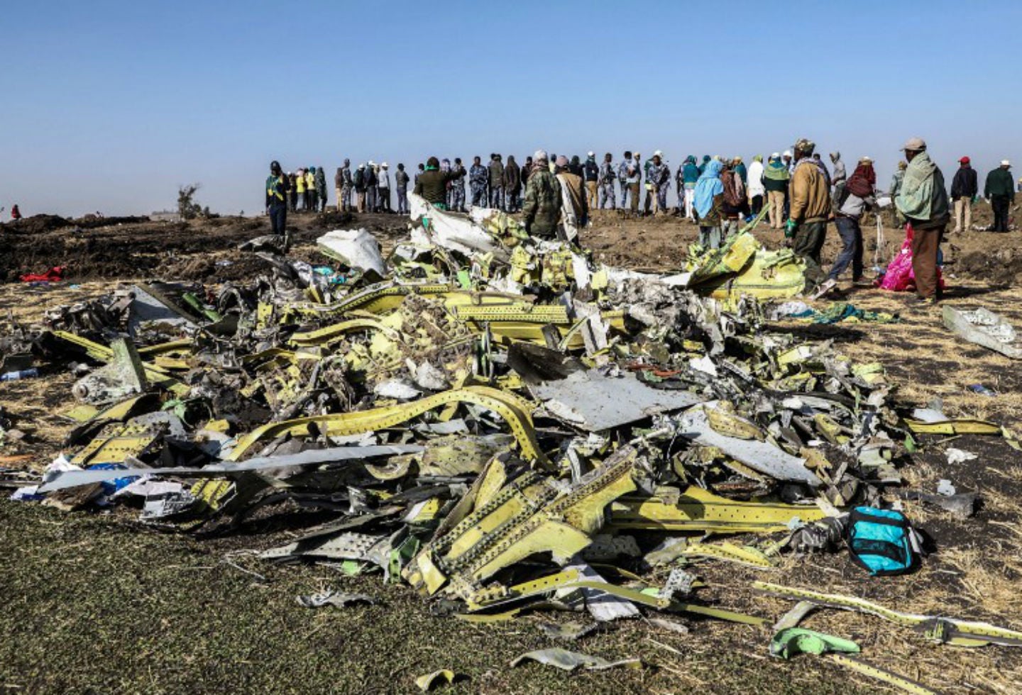 Avión se estrelló en Etiopía