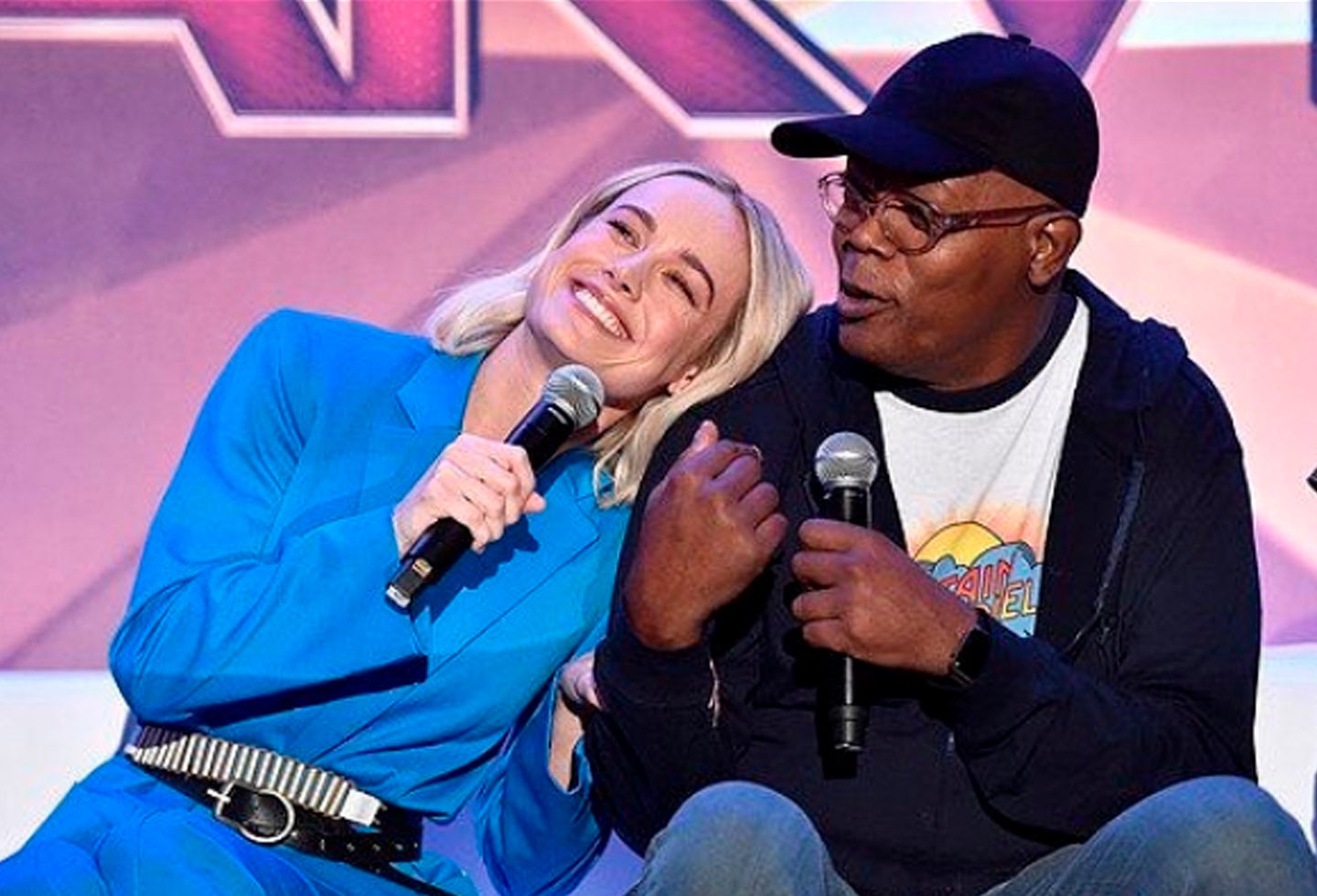 La protagonista de 'Capitana Marvel' cantó a su estilo el famoso tema 'Shallow' de la película 'A Star is Born'
