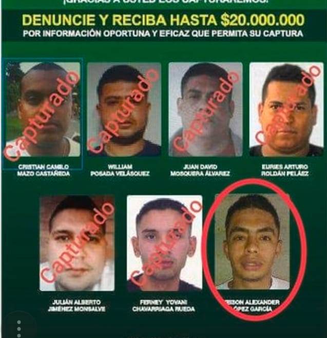 Cartel de los más buscados de Robledo, Medellín.