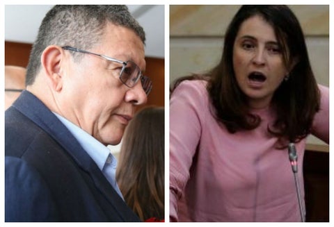 Pablo Catatumbo y Paloma Valencia