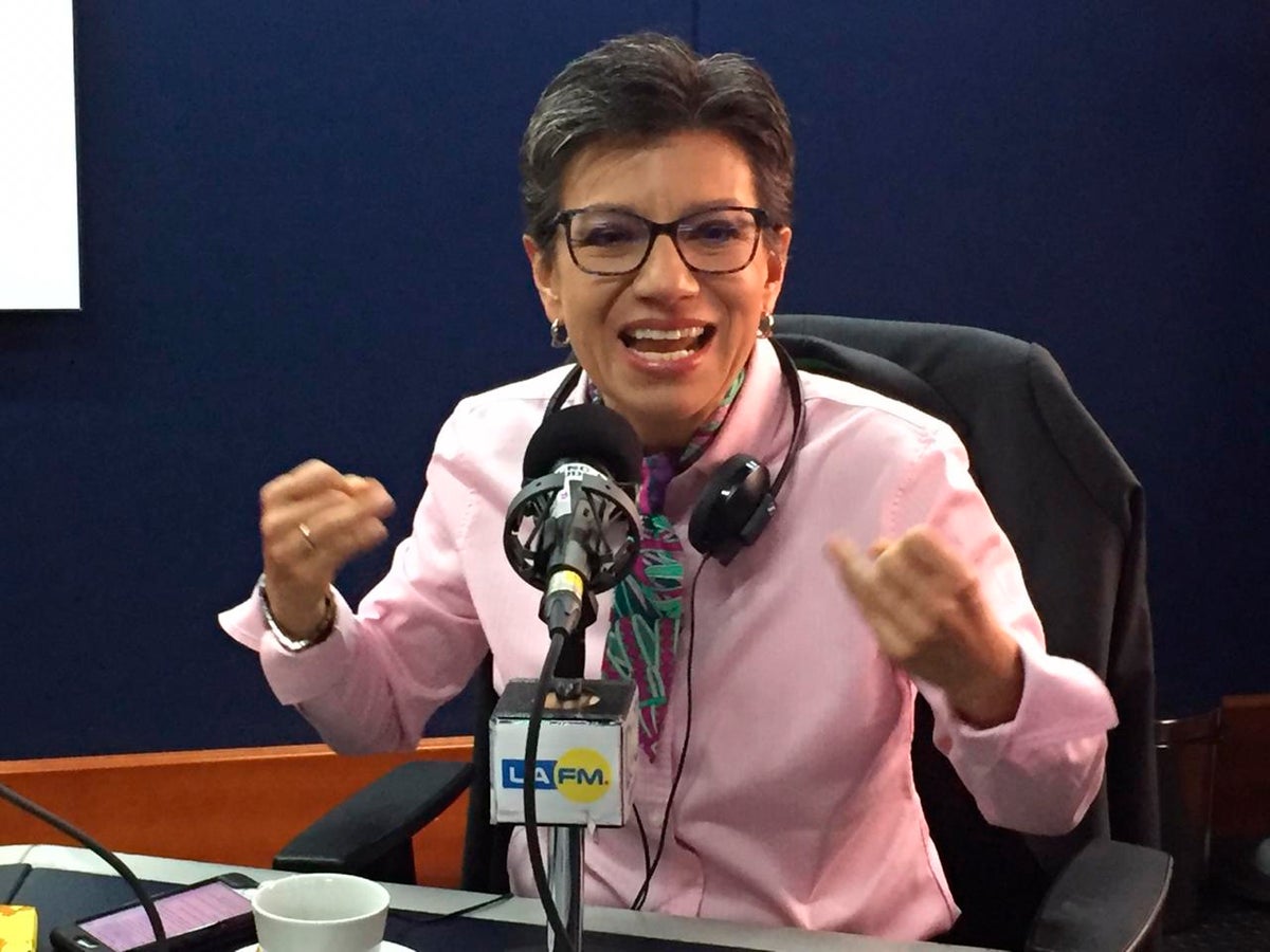 Claudia López, candidata a la Alcaldía de Bogotá