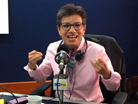 Claudia López, candidata a la Alcaldía de Bogotá