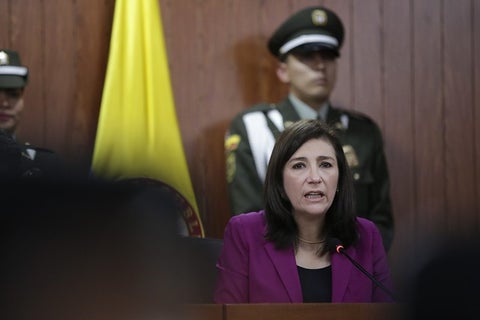 Gloria Ortíz, presidenta de la Corte Constitucional