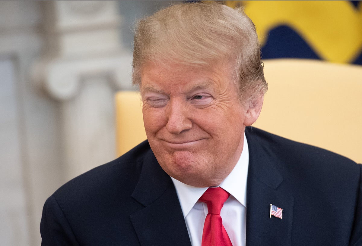 Donald Trump, presidente de Estados Unidos, en la Casa Blanca, ubicada en Washington