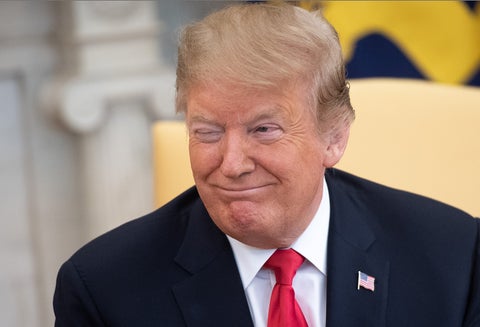 Donald Trump, presidente de Estados Unidos, en la Casa Blanca, ubicada en Washington
