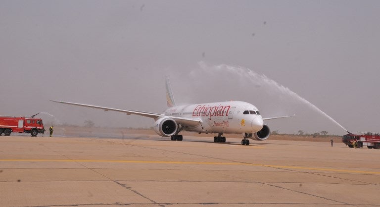 Un avión de Ethiopian Airlines