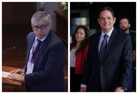 César Gaviria y Germán Vargas Lleras