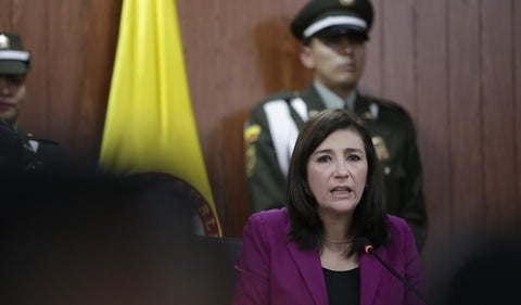Gloria Ortíz, presidenta de la Corte Constitucional