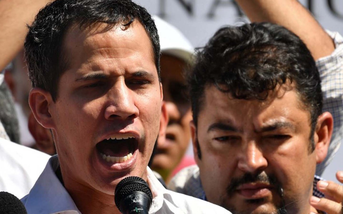 Juan Guaidó y Roberto Marrero