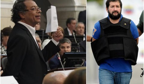 Gustavo Petro y Daniel Barrrera