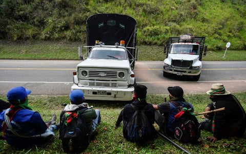 Indígenas en el Cauca