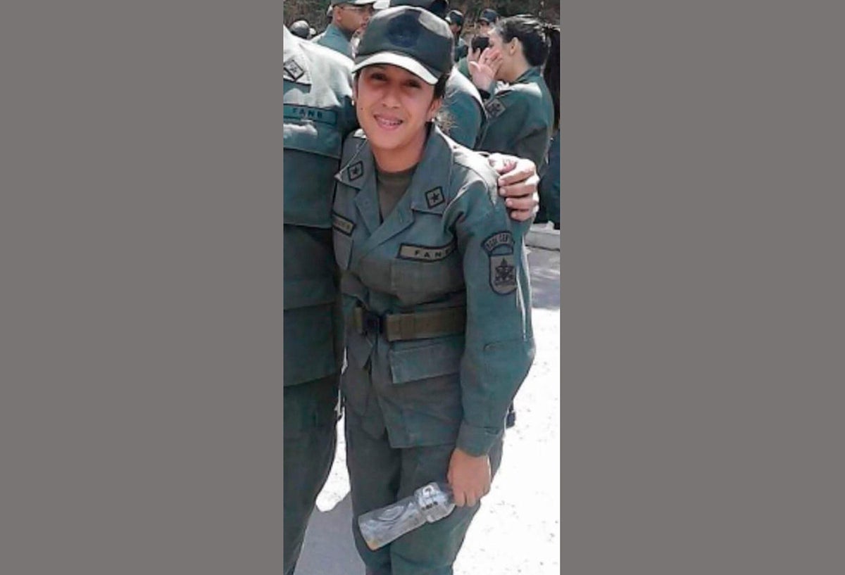 Katiuska Jamboos Reyes, primer teniente de la Guardia Bolivariana de Venezuela