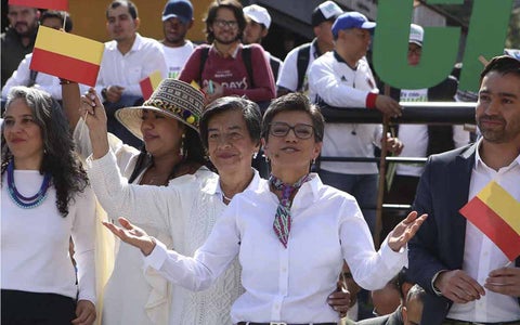 Claudia López, precandidata a la Alcaldía de Bogotá