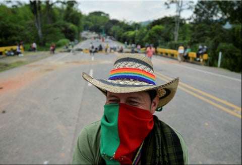 Bloqueo en vía Panamericana