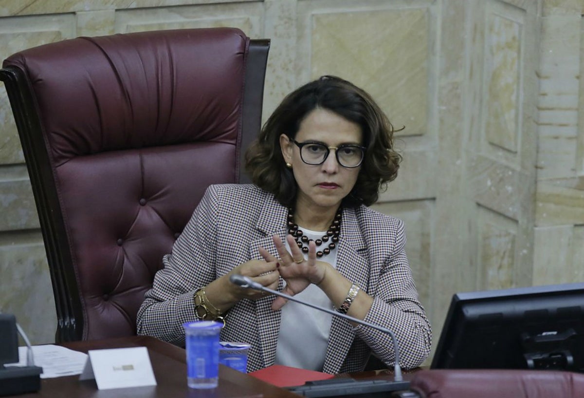 Nancy Patricia Gutiérrez, ministra del Interior.