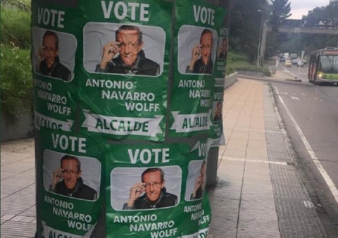 Publicidad falsa campaña Navarro