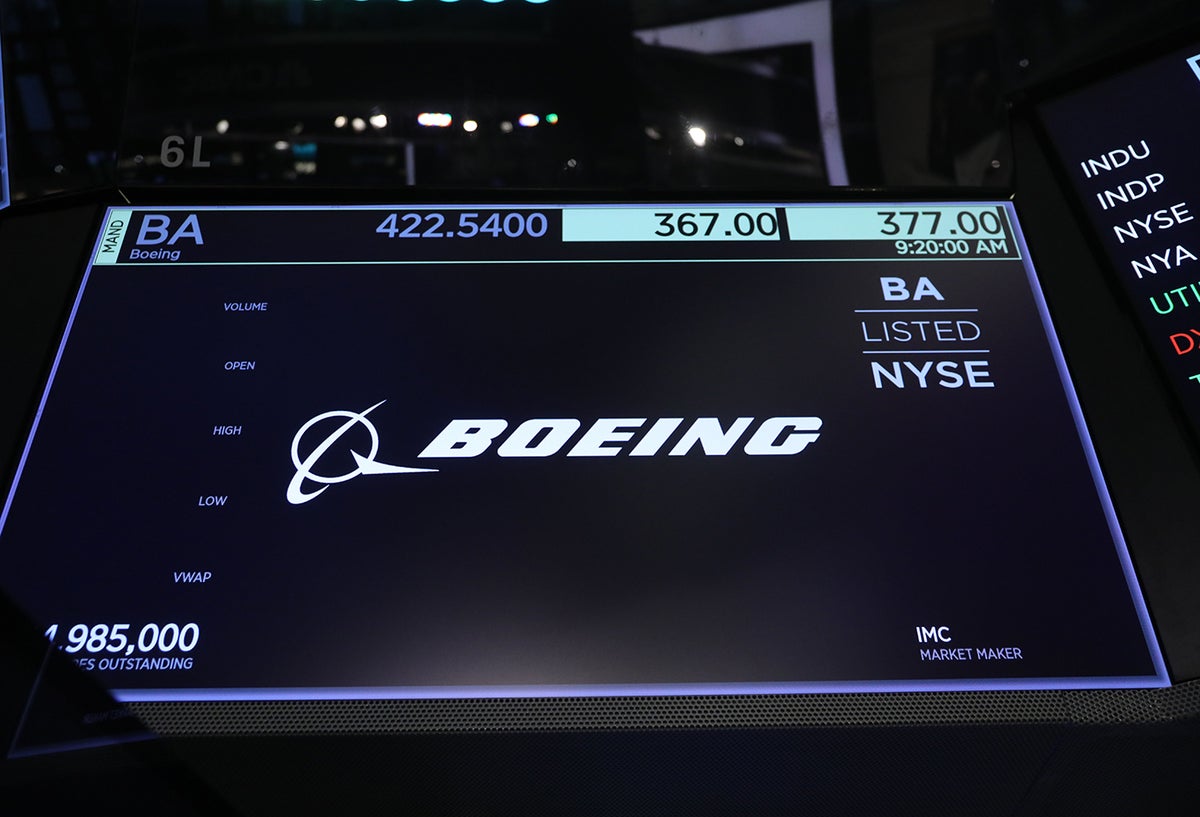 La firma aeronáutica Boeing en Wall Street