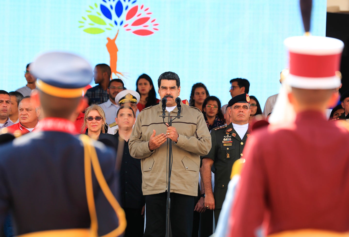 Nicolás Maduro, dictador venezolano, en Caracas
