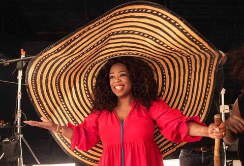 Oprah Winfrey lució artesanías colombianas