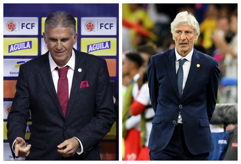 Carlos Queiroz y José Pékerman
