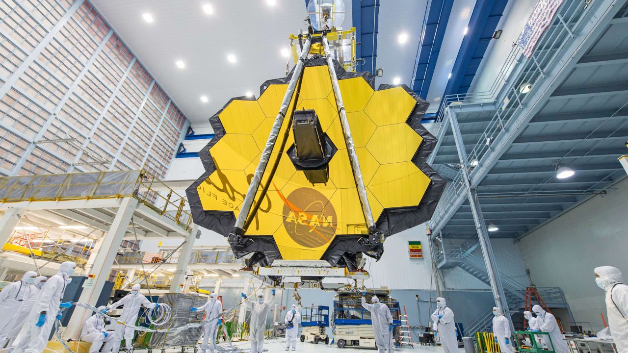 Telescopio James Webb que será lanzado al espacio por la NASA