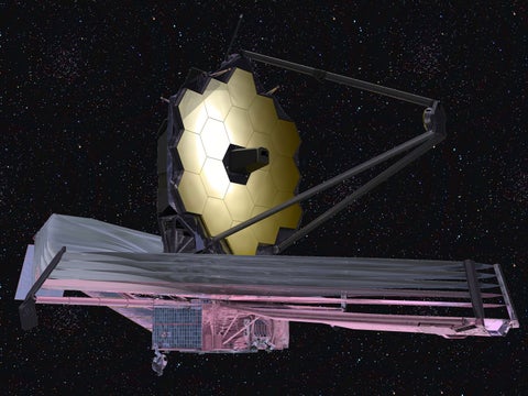 Telescopio Espacial James Webb que la NASA lanzó al espacio