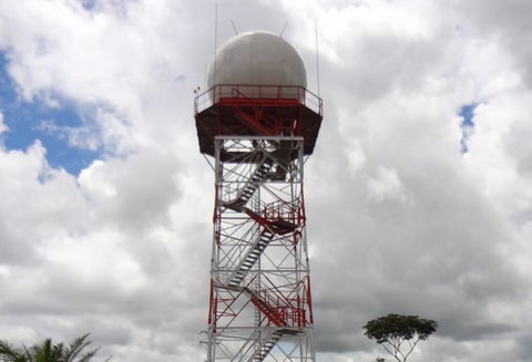 El nuevo radar meteorológico en San José de Guaviare ayudará en la prevención frente a desastres naturales.