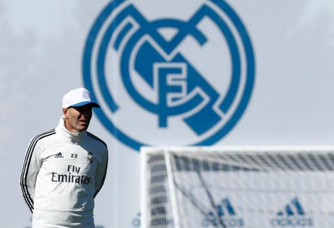 Zinedine Zidane regresó al Real Madrid