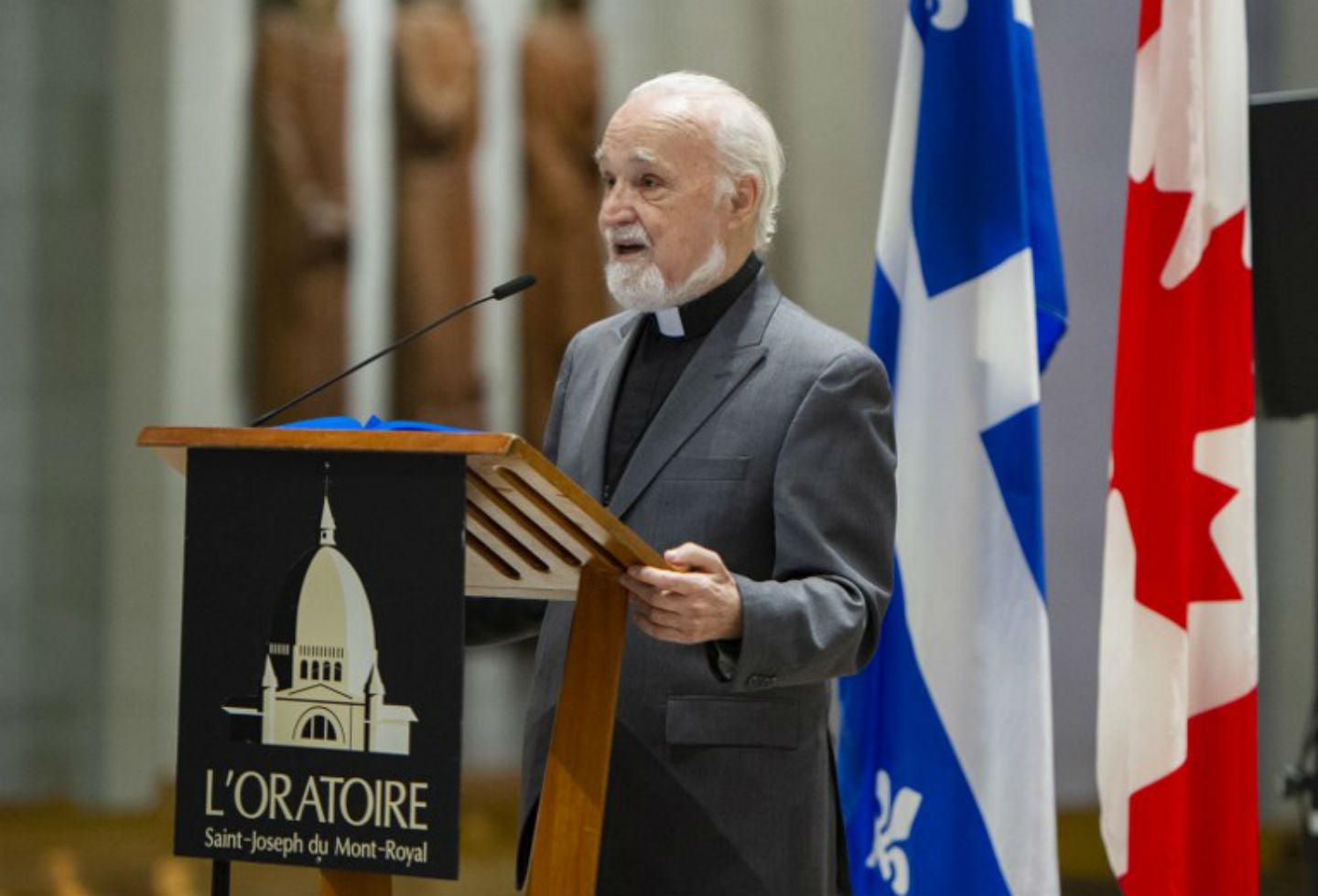 Padre Claude Grou, sacerdote apuñalado en Montreal