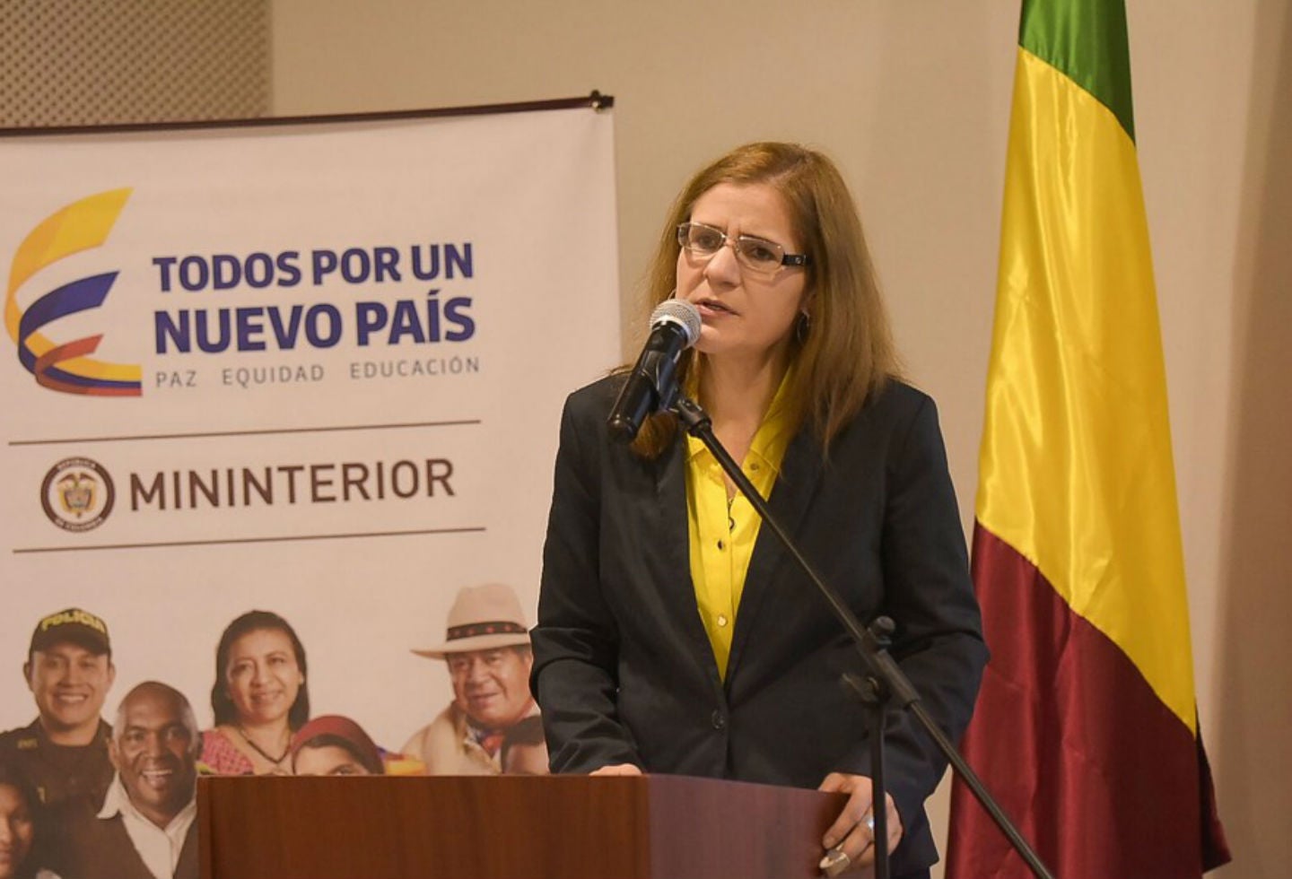 Sandra Devia fue viceministra del Interior para las Relaciones Políticas.