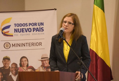 Sandra Devia fue viceministra del Interior para las Relaciones Políticas.