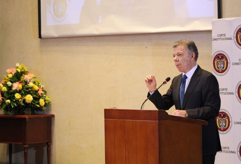 Juan Manuel Santos en audiencia pública por uso de glifosato.